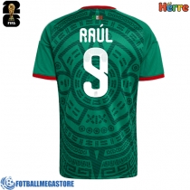 Fotballdrakt Herre Mexico Raul Jimenez #9 Hjemmedrakt VM 2026 Kortermet